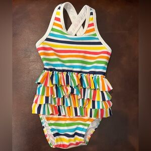 Hanna Andersson Ruffle one-piece swimsuit
